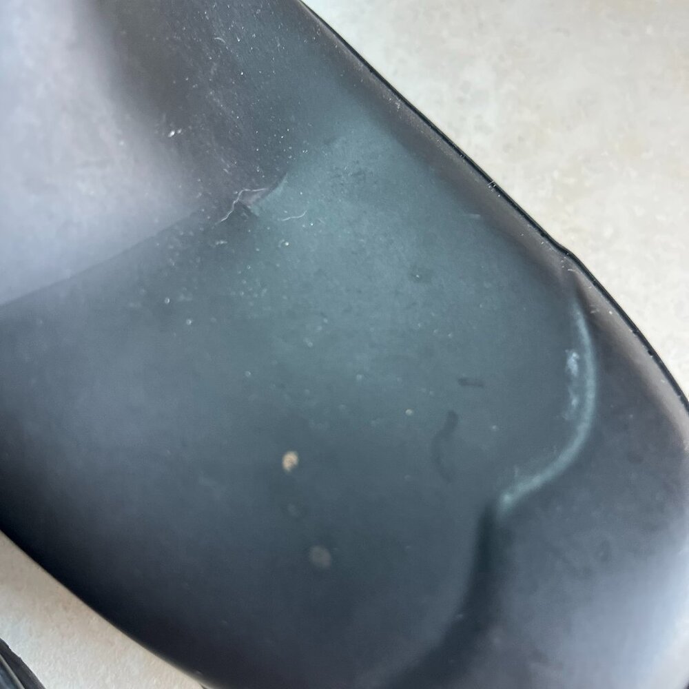 Hunter Fisherman Black Clear Buckle Rubber Tall Rain Outdoor Boots Shoes US 8 - Picture 5 of 11